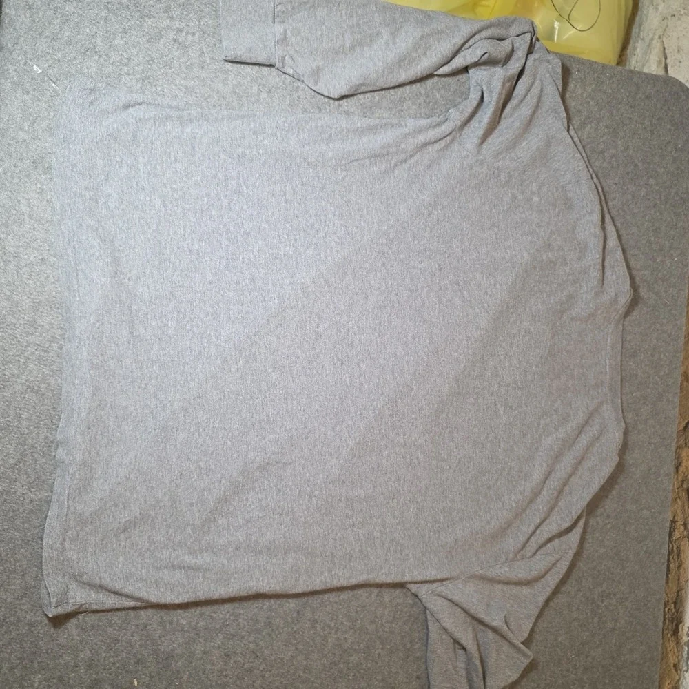 Polo Ralph Lauren Long Sleeve T Shirt Men's Large Gray Red Pony Embroidered 898